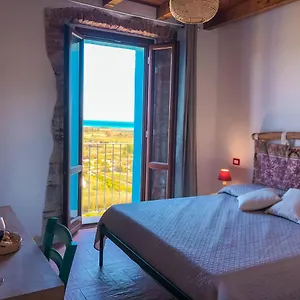  Bed & Breakfast Panoramic Fora E ' Muros With Sea View Common Terrace , Ammentos